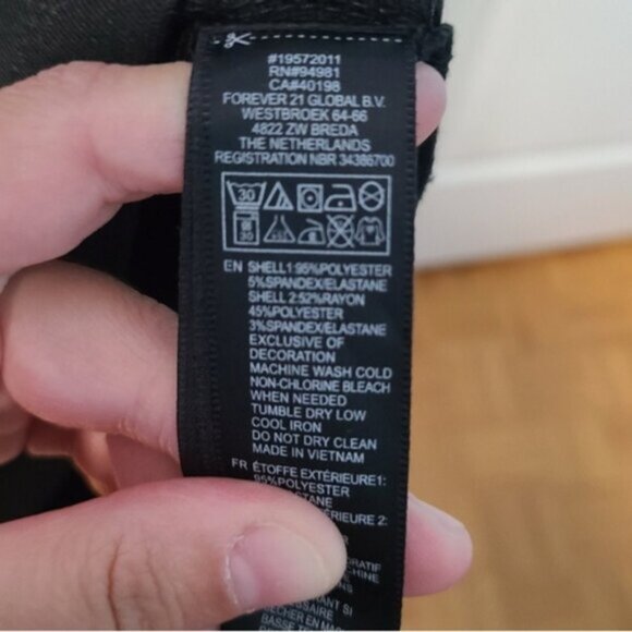 Forever 21 Animal Print Black Sleeveless Cowl Neck Belted Mini Dress Medium - Picture 8 of 14